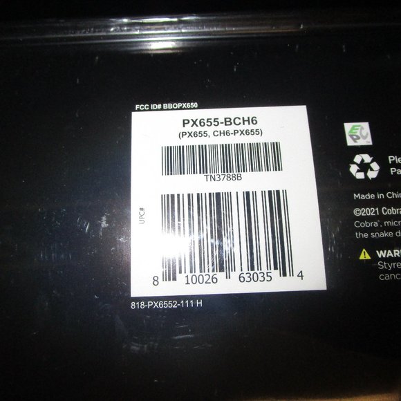 Cobra PX655-BCH6 6-pack Pro Business Radios - Picture 2 of 2